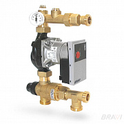 Смесительный узел Bravi для теплого пола 35-60 °C с насосом Wilo Yonos Para RS 15/6 RKC 