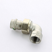 Угловое разъемное соединение ВР 18х1/2" Viega Sanpress Inox 