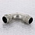 Угол пресс 22 x 3/4' НР нерж.сталь. Sanpress Inox (отвод) 