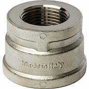 Муфта ВР-ВР переходная 1"1/2X1" никелированная STOUT 