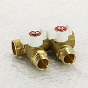 Коллектор UNI-FITT 3/4" 2 выхода 1/2' 