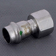 Соединитель пресс 15 x 1/2' ВР нерж.сталь Sanpress Inox SC-Contur 
