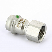 Соединитель пресс 18 x 1/2' ВР нерж.сталь Sanpress Inox SC-Contur 