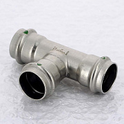 Тройник пресс 28 мм нерж.сталь Sanpress Inox SC-Contur 