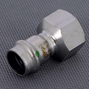 Соединитель пресс 18 x 3/4' ВР нерж.сталь Sanpress Inox SC-Contur 