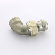 Угловое разъемное соединение ВР 22х3/4" Viega Sanpress Inox 