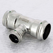 Тройник пресс 42 x 28 x 42 нерж.сталь Sanpress Inox SC-Contur 