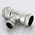 Тройник пресс 42 x 28 x 42 нерж.сталь Sanpress Inox SC-Contur 