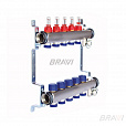 Коллекторная группа с расходомерами Bravi выходы 7X3/4 Евроконус
