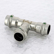 Тройник пресс 18 мм нерж.сталь Sanpress Inox SC-Contur 