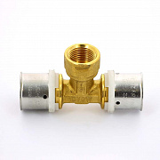 Тройник пресс Uni-fitt 26х1/2'х26 ВР 