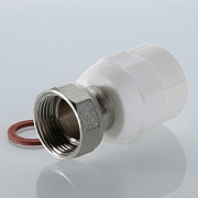 Соединитель PP-R VALTEC 20х1/2" ВР с накидной гайкой 