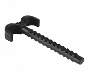 Дюбель-крюк двойной для труб 16мм, длиной 80мм 
