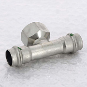 Тройник пресс 18 x 3/4 x 18 нерж.сталь Sanpress Inox SC-Contur 