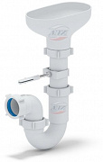 Сифон АНИ 1.1/2"*40 прямоточный с разрывом струи 