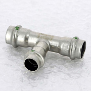 Тройник пресс 18 x 15 x 18 нерж.сталь Sanpress Inox SC-Contur 