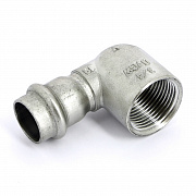 Угол пресс 18 x 3/4' нерж.сталь. Sanpress Inox 
