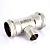 Тройник пресс 35 x 3/4' x 35 НР нерж.сталь Sanpress Inox SC-Contur 