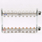 Коллекторная группа UNI-FITT 1"x3/4"ЕК 9 выходов (нерж. сталь) 