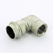 Угол пресс 22 x 1/2' нерж.сталь. Sanpress Inox 