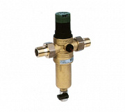 Фильтр самопромывной Honeywell FK06-1/2"AAM с редуктором на горячую воду, 100 мкм 